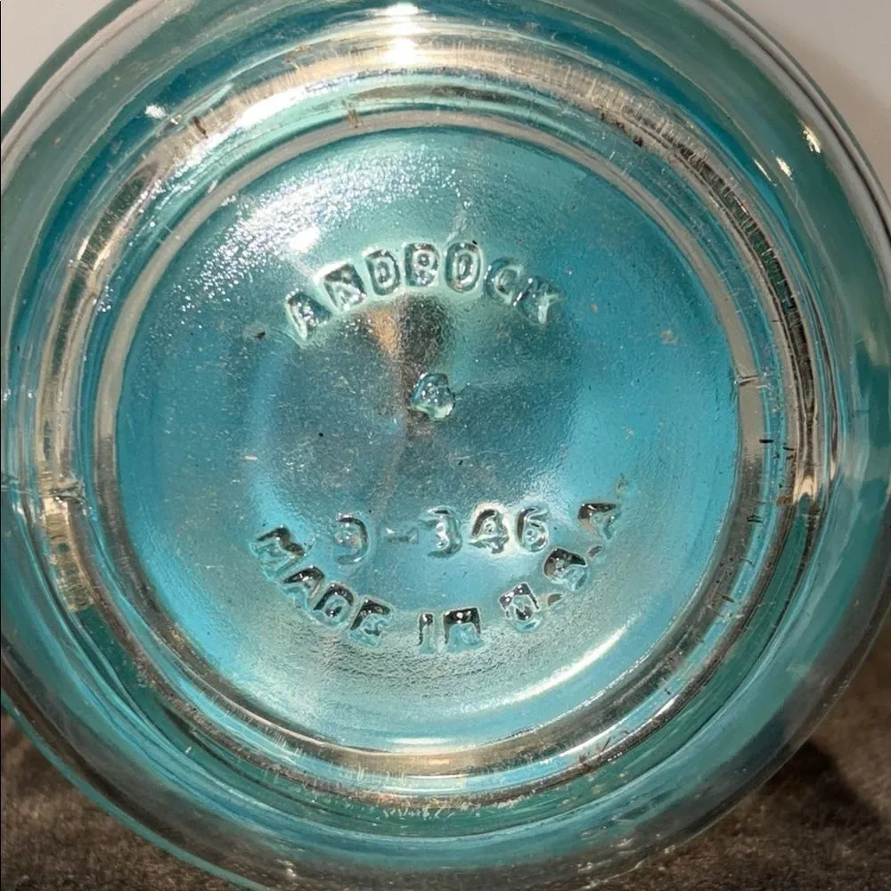 Vintage glass food chopper